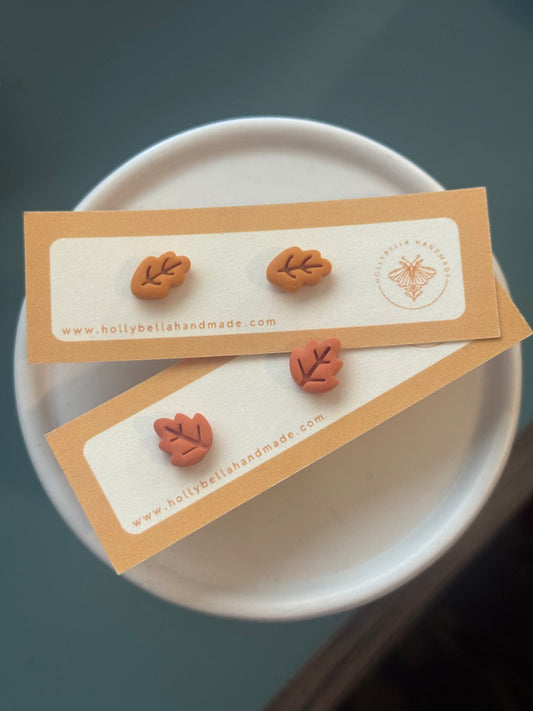 Fall Leaf Studs