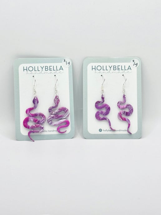 Pink & Purple Marble Snakes